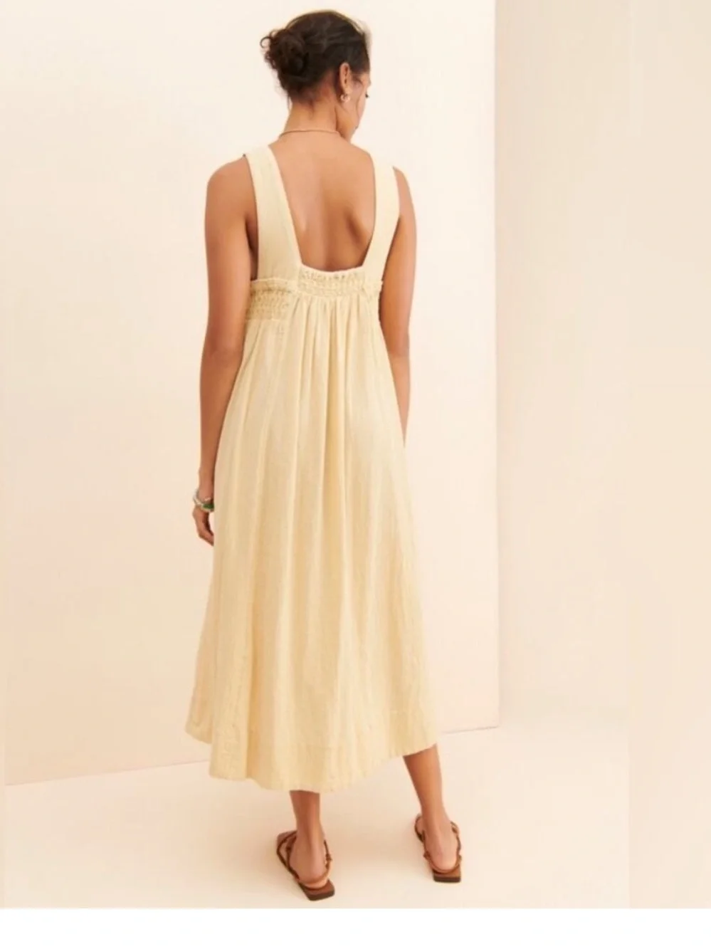Free People Amelia Delphine Midi Dress